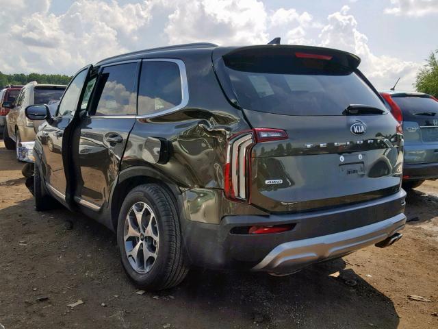 5XYP3DHC1LG007808 - 2020 KIA TELLURIDE EX  photo 3