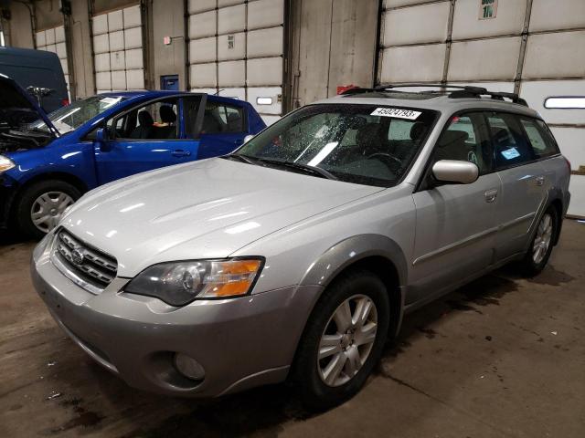 4S4BP62C957351112 - 2005 SUBARU LEGACY OUTBACK 2.5I LIMITED SILVER photo 1