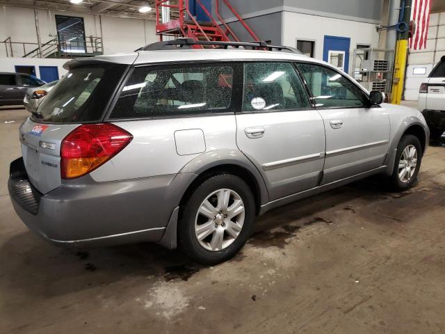 4S4BP62C957351112 - 2005 SUBARU LEGACY OUTBACK 2.5I LIMITED SILVER photo 3