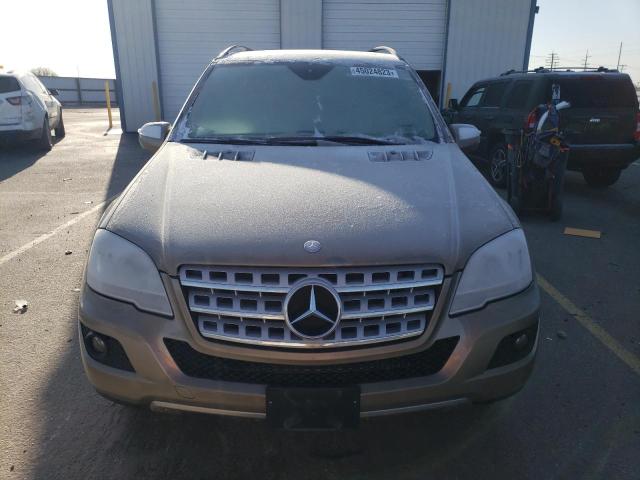 4JGBB8GB3AA580425 - 2010 MERCEDES-BENZ ML 350 4MATIC GOLD photo 5