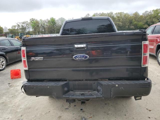 1FTEX1E81AKB85252 - 2010 FORD F150 SUPER CAB BLACK photo 6