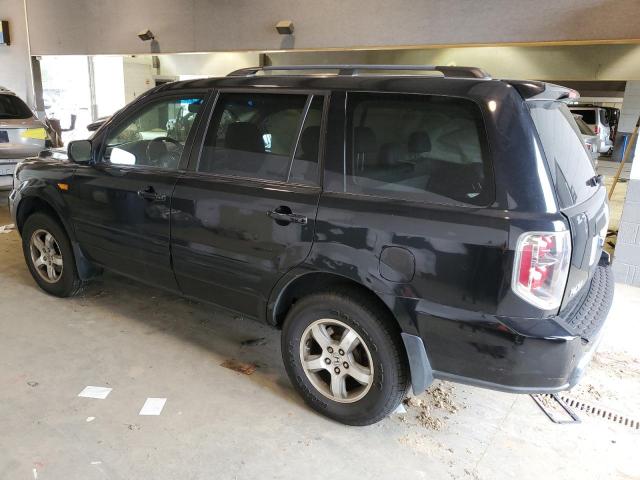 5FNYF18548B045480 - 2008 HONDA PILOT EXL BLACK photo 2