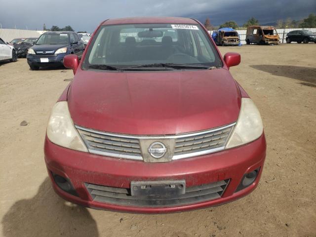 3N1BC11E19L439873 - 2009 NISSAN VERSA S RED photo 5