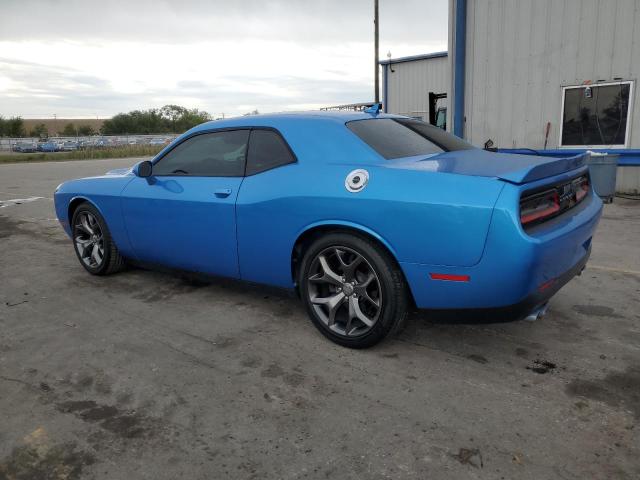 2C3CDZAG7GH185398 - 2016 DODGE CHALLENGER SXT BLUE photo 2