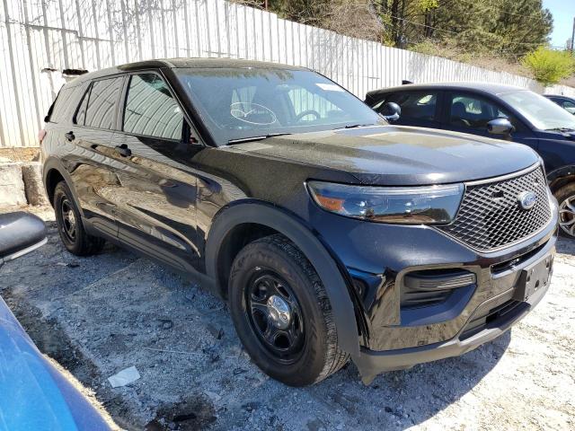 1FM5K8AB2MGB46262 - 2021 FORD EXPLORER POLICE INTERCEPTOR BLACK photo 4