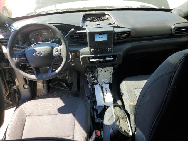 1FM5K8AB2MGB46262 - 2021 FORD EXPLORER POLICE INTERCEPTOR BLACK photo 8