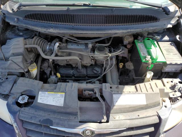 1A4GJ45R07B240152 - 2007 CHRYSLER TOWN AND C LX BLUE photo 12