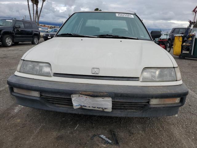 JHMED3645MS037382 - 1991 HONDA CIVIC DX WHITE photo 5