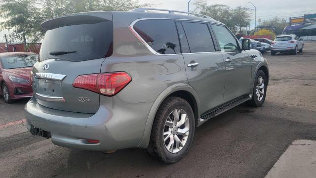 JN8AZ2NE6C9017934 - 2012 INFINITI QX56 GREEN photo 4