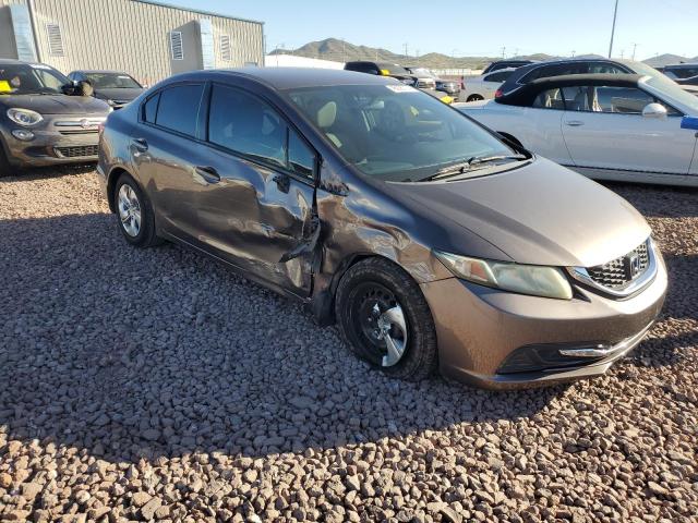 19XFB2E55EE084089 - 2014 HONDA CIVIC LX BROWN photo 4