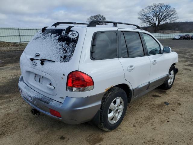 KM8SC73D16U102637 - 2006 HYUNDAI SANTA FE GLS WHITE photo 3