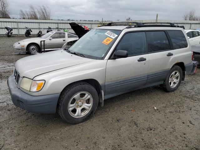 JF1SF63571H714623 - 2001 SUBARU FORESTER L SILVER photo 1