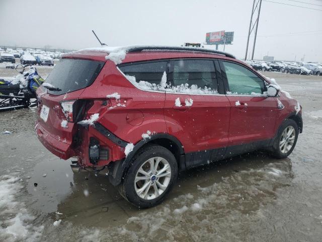 1FMCU9HD3JUA91669 - 2018 FORD ESCAPE SEL RED photo 3