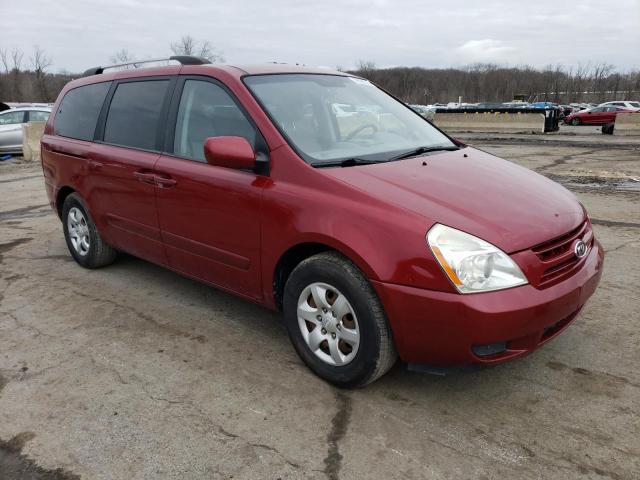 KNDMB233796316339 - 2009 KIA SEDONA EX RED photo 4