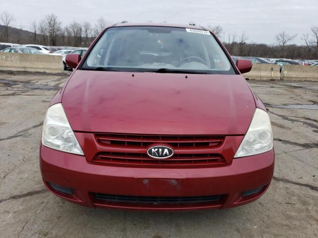 KNDMB233796316339 - 2009 KIA SEDONA EX RED photo 5