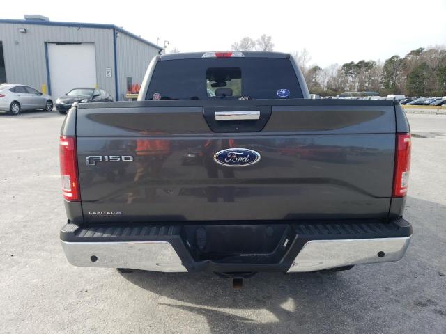 1FTEW1EP7HFA30797 - 2017 FORD F150 SUPERCREW GRAY photo 6