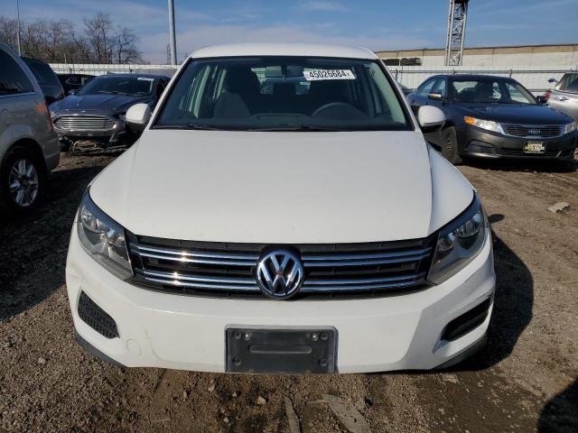 WVGAV7AX6CW558541 - 2012 VOLKSWAGEN TIGUAN S WHITE photo 5