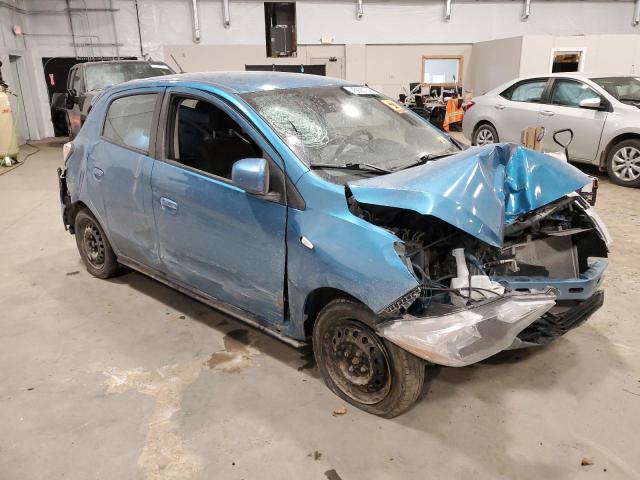 ML32AUHJ4NH002808 - 2022 MITSUBISHI MIRAGE ES BLUE photo 4