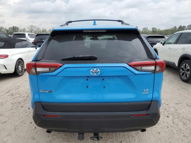 2T3F1RFV1MW167046 - 2021 TOYOTA RAV4 LE BLUE photo 6