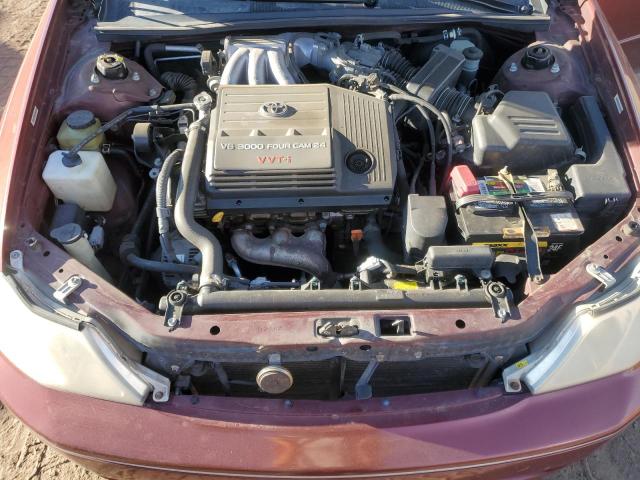 4T1BF28B6YU096791 - 2000 TOYOTA AVALON XL BURGUNDY photo 11