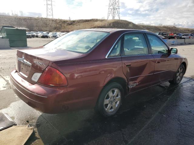 4T1BF28B6YU096791 - 2000 TOYOTA AVALON XL BURGUNDY photo 3