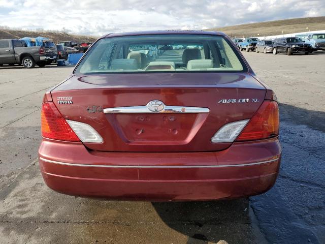 4T1BF28B6YU096791 - 2000 TOYOTA AVALON XL BURGUNDY photo 6