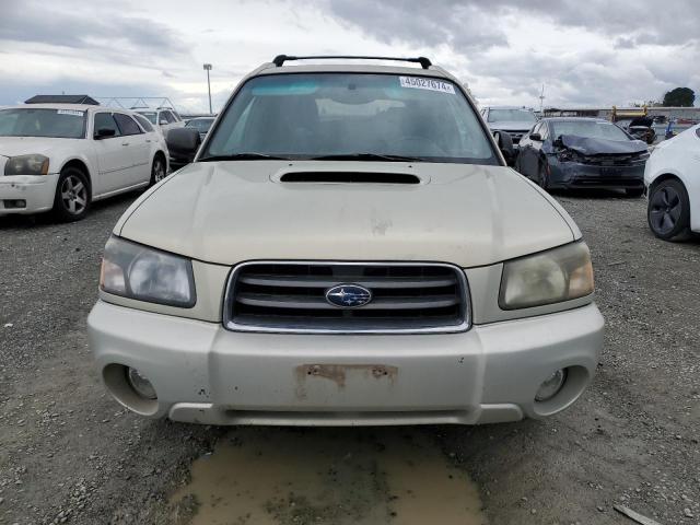 JF1SG69675H705083 - 2005 SUBARU FORESTER 2.5XT CREAM photo 5