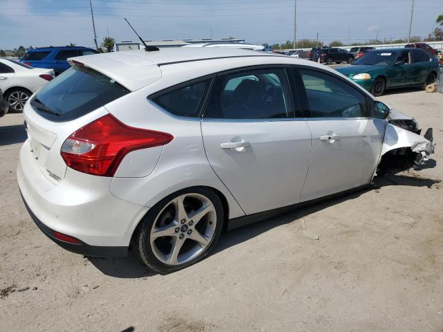 1FADP3N21EL179623 - 2014 FORD FOCUS TITANIUM WHITE photo 3