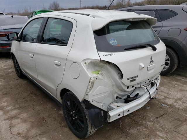 ML32A5HJ2KH008365 - 2019 MITSUBISHI MIRAGE LE WHITE photo 2