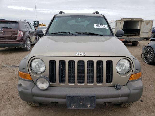 1J8GL38K06W244937 - 2006 JEEP LIBERTY RENEGADE TAN photo 5