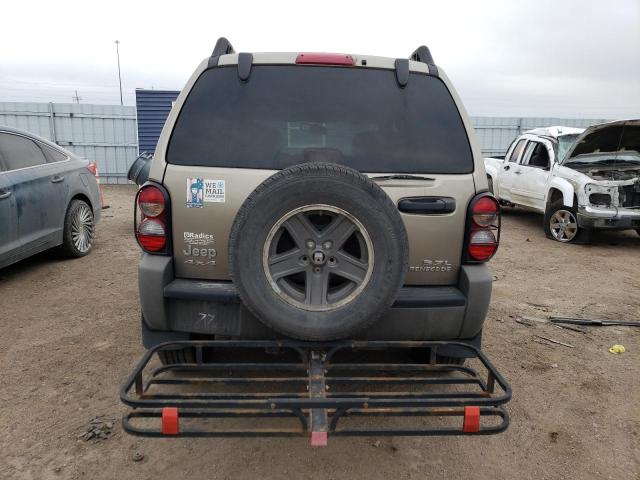 1J8GL38K06W244937 - 2006 JEEP LIBERTY RENEGADE TAN photo 6
