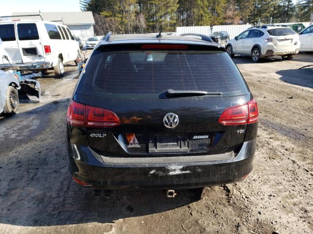 3VWFA7AU7FM505683 - 2015 VOLKSWAGEN GOLF SPORT TDI S BLACK photo 6