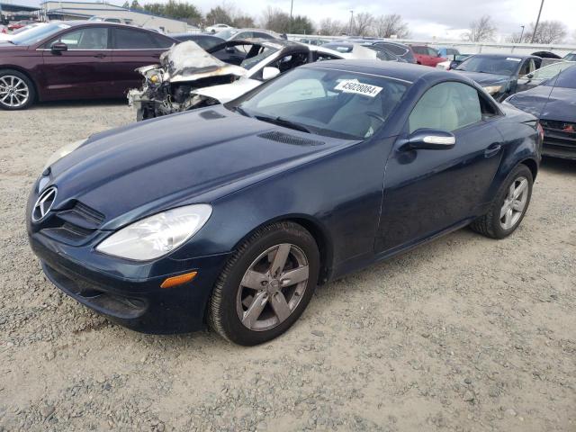 WDBWK54F77F158034 - 2007 MERCEDES-BENZ SLK 280 BLUE photo 1