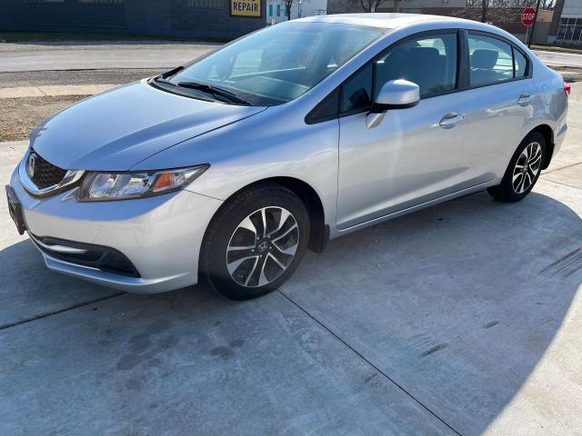 19XFB2F81DE029839 - 2013 HONDA CIVIC EX GRAY photo 2