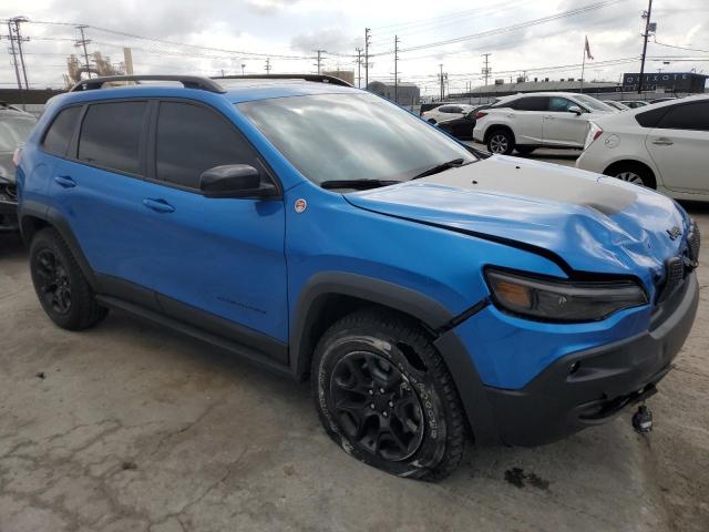 1C4PJMBX4ND527911 - 2022 JEEP CHEROKEE TRAILHAWK BLUE photo 4