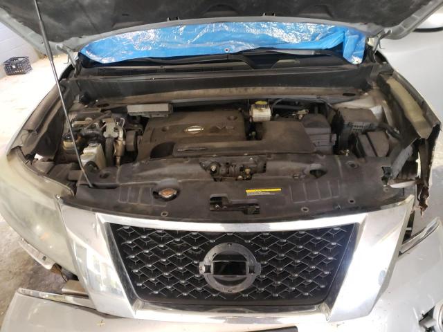 5N1AR2MNXFC654258 - 2015 NISSAN PATHFINDER S 银色 照片 12