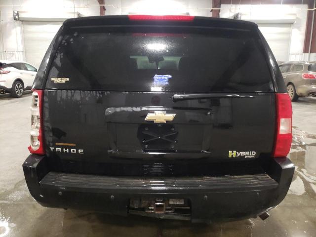 1GNFK13588R215576 - 2008 CHEVROLET TAHOE K1500 HYBRID BLACK photo 6