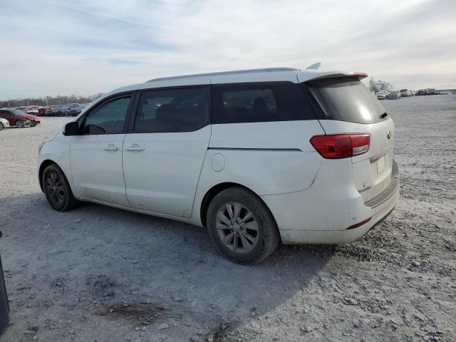 KNDMB5C1XG6090004 - 2016 KIA SEDONA LX WHITE photo 2