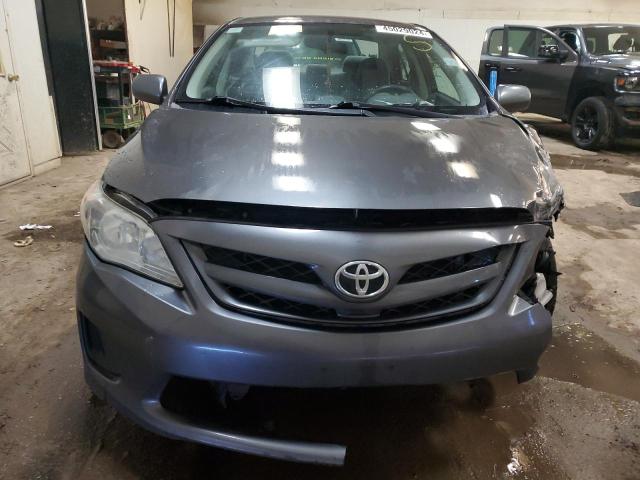 5YFBU4EE5CP022188 - 2012 TOYOTA COROLLA BASE GRAY photo 5