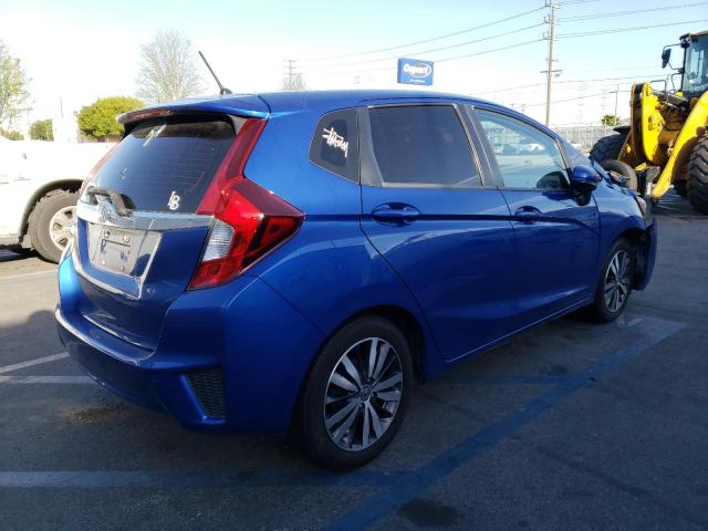 JHMGK5H7XGS009972 - 2016 HONDA FIT EX BLUE photo 3