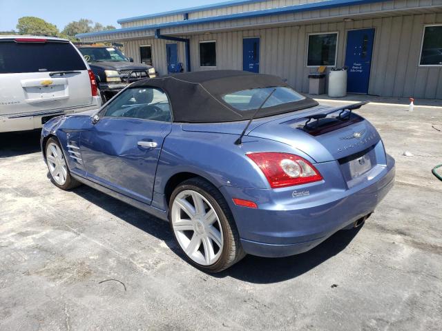 1C3AN65L76X067078 - 2006 CHRYSLER CROSSFIRE LIMITED BLUE photo 2