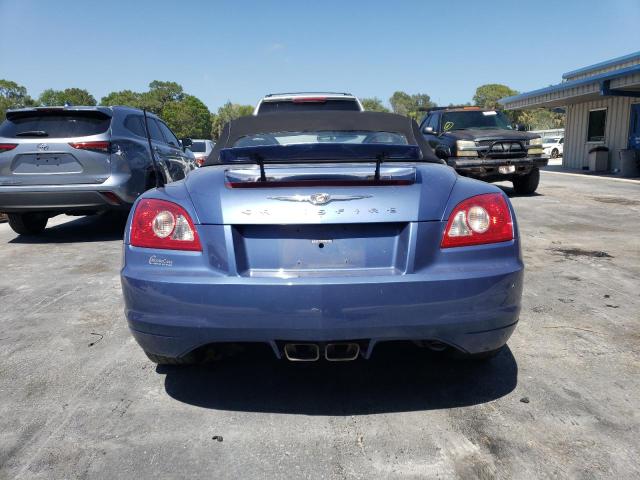 1C3AN65L76X067078 - 2006 CHRYSLER CROSSFIRE LIMITED BLUE photo 6