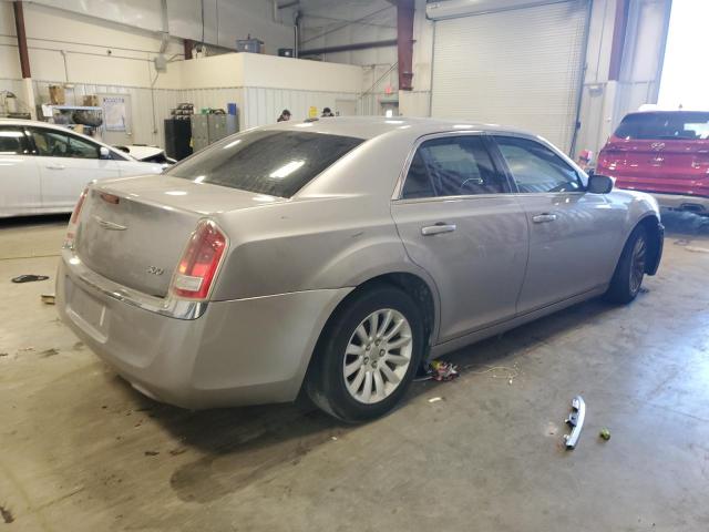 2C3CCAAG1DH707443 - 2013 CHRYSLER 300 SILVER photo 3