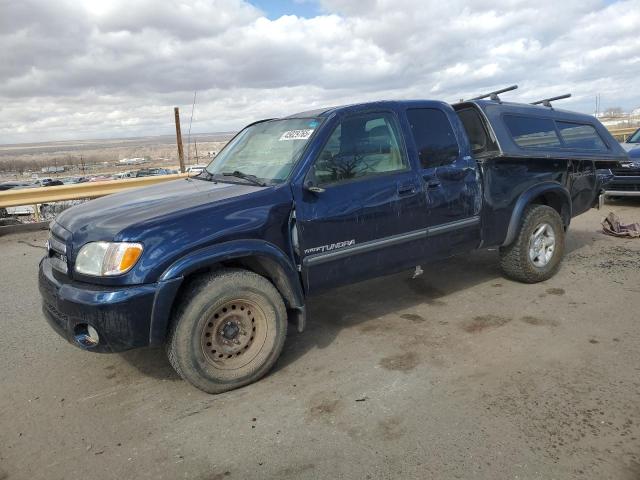 5TBBT44124S447418 - 2004 TOYOTA TUNDRA ACCESS CAB SR5 BLUE photo 1