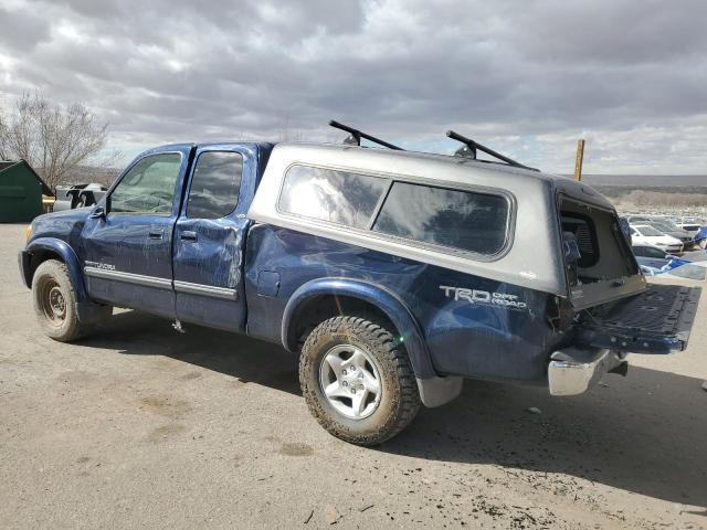 5TBBT44124S447418 - 2004 TOYOTA TUNDRA ACCESS CAB SR5 BLUE photo 2