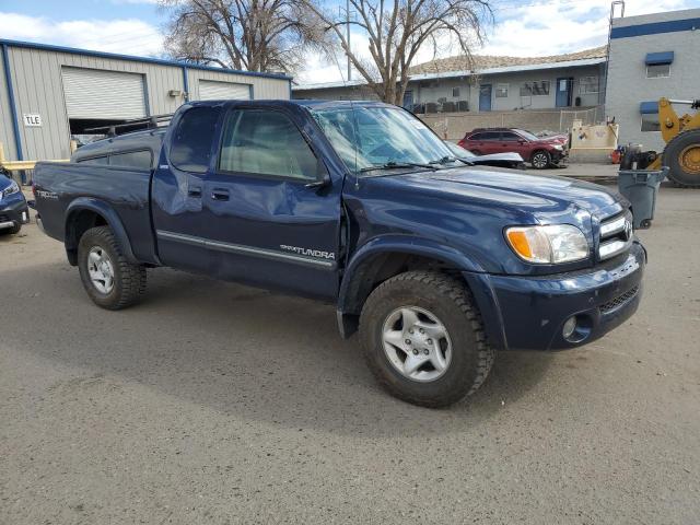 5TBBT44124S447418 - 2004 TOYOTA TUNDRA ACCESS CAB SR5 BLUE photo 4
