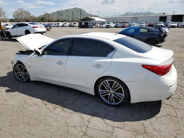 JN1AV7AP4GM490104 - 2016 INFINITI Q50 HYBRID WHITE photo 2