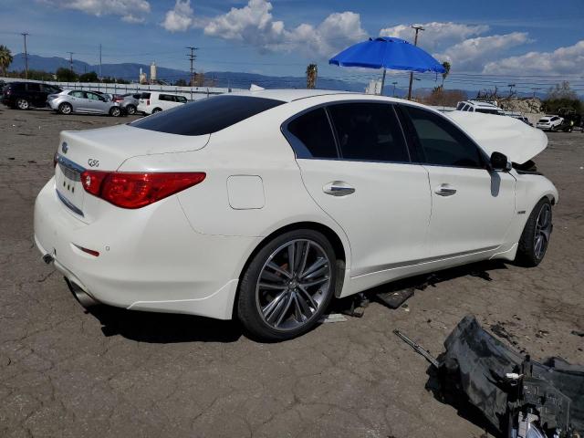 JN1AV7AP4GM490104 - 2016 INFINITI Q50 HYBRID WHITE photo 3