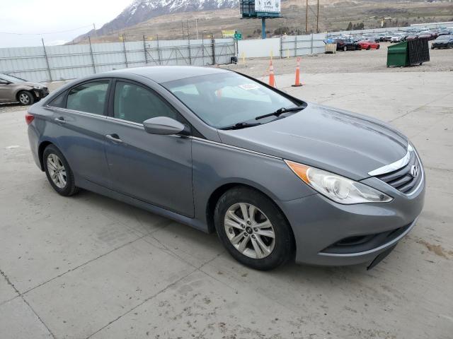 5NPEB4AC1EH845868 - 2014 HYUNDAI SONATA GLS GRAY photo 4