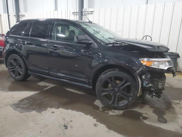 2FMDK4AKXBBA04346 - 2011 FORD EDGE SPORT BLACK photo 4